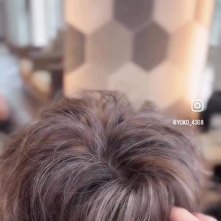 8月のお客様✂️

#アラフィフ男性
#ハイライトブリーチ
#オンカラーピンクベージュ
#白髪ぼかし