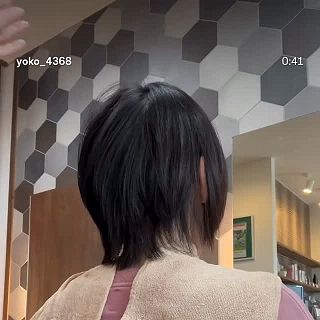 2月のお客様✂️

#ショートウルフ
#ストレートパーマ
#Waxとバーム仕上げ