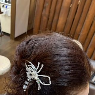 11月のお客様🌸
ドレス用のヘアセット👗
2日間、微妙に変えてみました⭐️#ヘアアレンジ #ヘアセット
#ドレスヘアセット